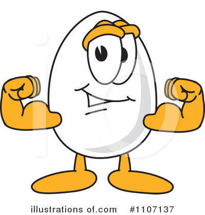 Egg Mascot Clipart #1107137 by Toons4Biz