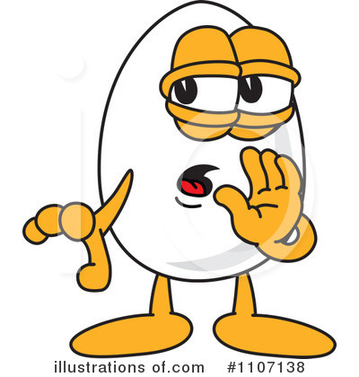 Egg Mascot Clipart #1107138 by Toons4Biz