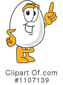 Egg Mascot Clipart #1107139 by Mascot Junction