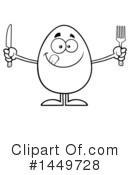 Egg Mascot Clipart #1449728 by Hit Toon