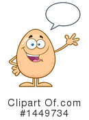 Egg Mascot Clipart #1449734 by Hit Toon