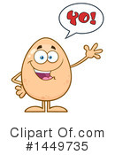 Egg Mascot Clipart #1449735 by Hit Toon