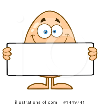 Royalty-Free (RF) Egg Mascot Clipart Illustration by Hit Toon - Stock Sample #1449741