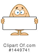 Egg Mascot Clipart #1449741 by Hit Toon