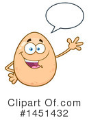 Egg Mascot Clipart #1451432 by Hit Toon
