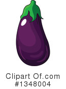 Eggplant Clipart #1348004 by Vector Tradition SM