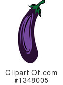 Eggplant Clipart #1348005 by Vector Tradition SM