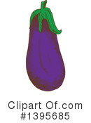 Eggplant Clipart #1395685 by Vector Tradition SM