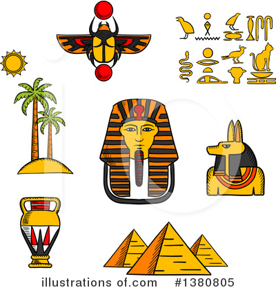 Anubis Clipart #1380805 by Vector Tradition SM