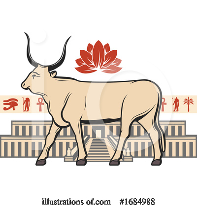 Bull Clipart #1684988 by Vector Tradition SM