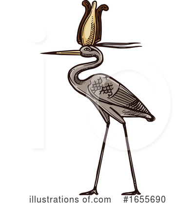 Herons Clipart #1655690 by Vector Tradition SM