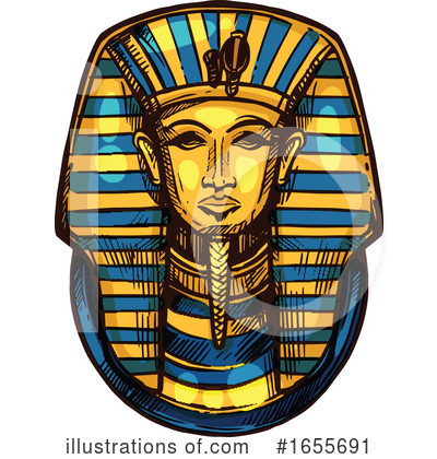 Pharaoh Clipart #1655691 by Vector Tradition SM