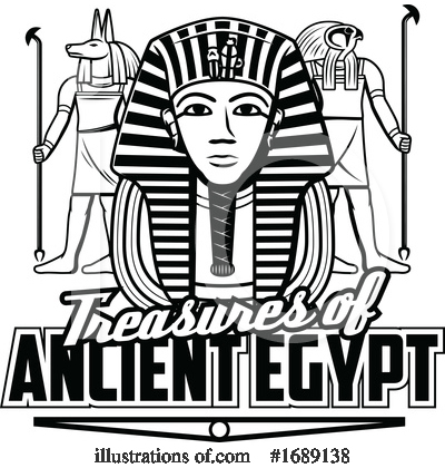 King Tut Clipart #1689138 by Vector Tradition SM