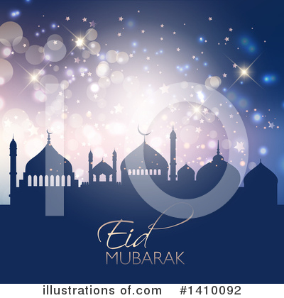 Royalty-Free (RF) Eid Mubarak Clipart Illustration by KJ Pargeter - Stock Sample #1410092