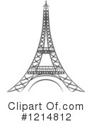 Eiffel Tower Clipart #1214812 by Vector Tradition SM