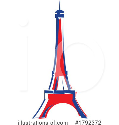Eiffel Tower Clipart #1792372 by Vector Tradition SM