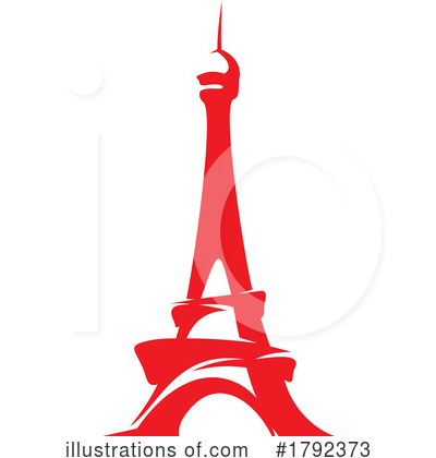 Royalty-Free (RF) Eiffel Tower Clipart Illustration by Vector Tradition SM - Stock Sample #1792373
