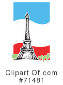 Eiffel Tower Clipart #71481 by xunantunich