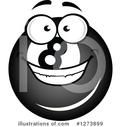 Royalty-Free (RF) Eight Ball Clipart Illustration by Vector Tradition SM - Stock Sample #1273899