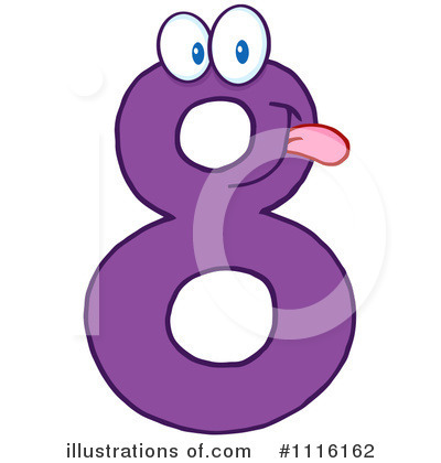 Number 8 Clipart #1116162 by Hit Toon