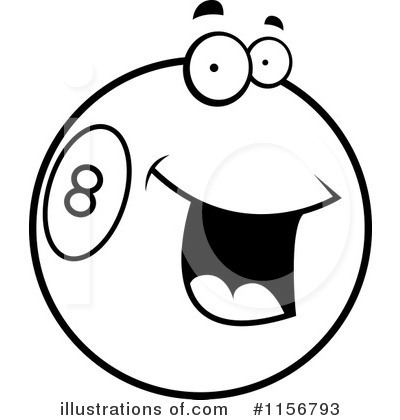 Royalty-Free (RF) Eightball Clipart Illustration by Cory Thoman - Stock Sample #1156793