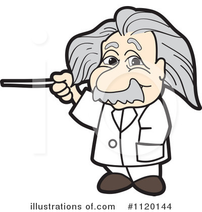 Albert Einstein Clipart #1120144 by Mascot Junction