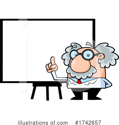Royalty-Free (RF) Einstein Clipart Illustration by Hit Toon - Stock Sample #1742657