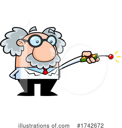 Royalty-Free (RF) Einstein Clipart Illustration by Hit Toon - Stock Sample #1742672
