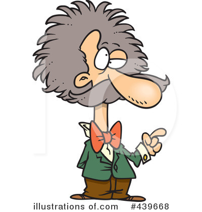 Royalty-Free (RF) Einstein Clipart Illustration by toonaday - Stock Sample #439668