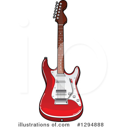 Guitar Clipart #1294888 by Vector Tradition SM