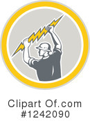 Electrician Clipart #1242090 by patrimonio