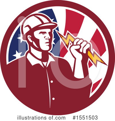 Royalty-Free (RF) Electrician Clipart Illustration by patrimonio - Stock Sample #1551503