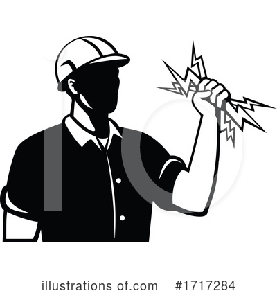 Royalty-Free (RF) Electrician Clipart Illustration by patrimonio - Stock Sample #1717284