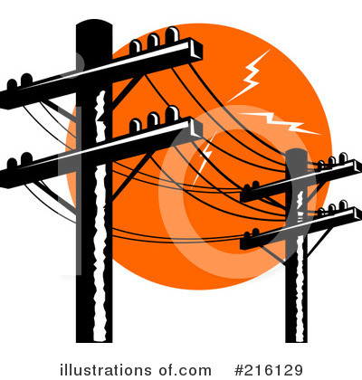 Royalty-Free (RF) Electricity Clipart Illustration by patrimonio - Stock Sample #216129