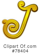 Elegant Gold Letters Clipart #78404 by BNP Design Studio