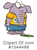 Elephant Clipart #1044498 by toonaday