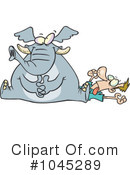 Elephant Clipart #1045289 by toonaday