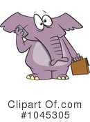 Elephant Clipart #1045305 by toonaday