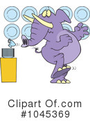 Elephant Clipart #1045369 by toonaday