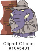 Elephant Clipart #1046431 by toonaday