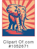 Elephant Clipart #1052671 by patrimonio
