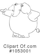 Elephant Clipart #1053001 by djart