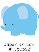Elephant Clipart #1059593 by peachidesigns