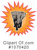 Elephant Clipart #1070420 by patrimonio