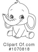 Elephant Clipart #1070818 by yayayoyo
