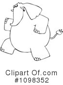 Elephant Clipart #1098352 by djart