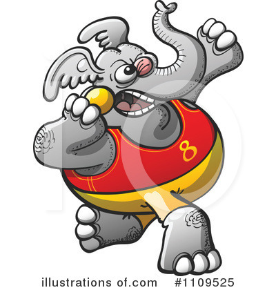 Shot Put Clipart #1109525 by Zooco