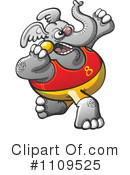 Elephant Clipart #1109525 by Zooco