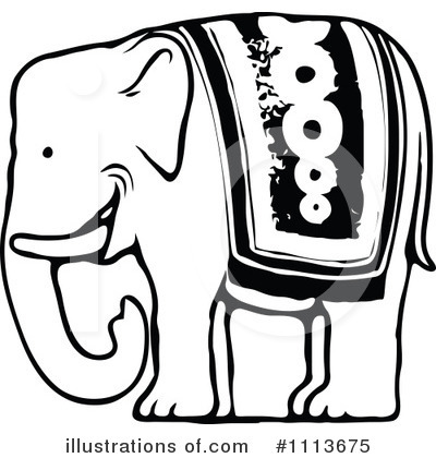 Elephant Clipart #1113675 by Prawny Vintage