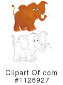 Elephant Clipart #1126927 by Alex Bannykh